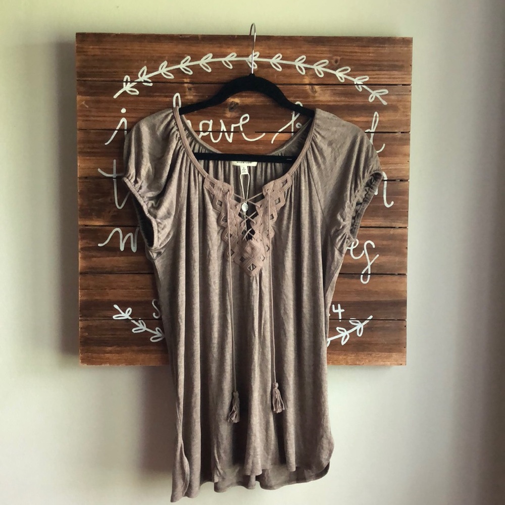 Max Studio Peasant Top